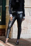 Black Vegan Skinny Leg Pants