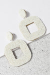 SquareBiz Beaded Earrings