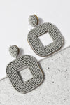 SquareBiz Beaded Earrings