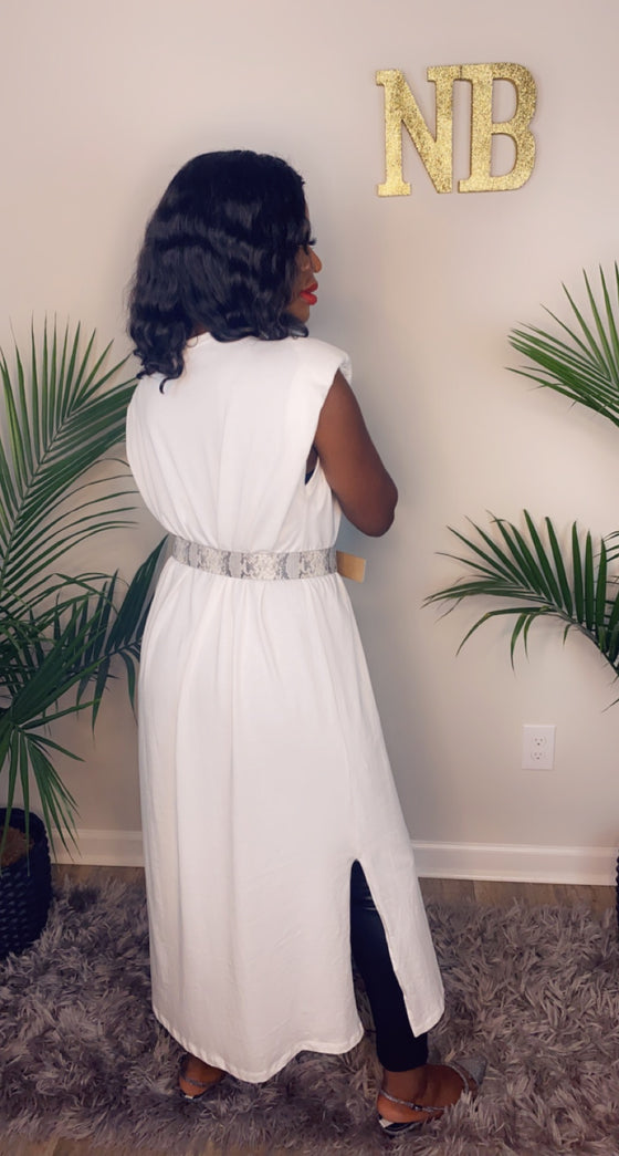 L.A. Nights Dress- White
