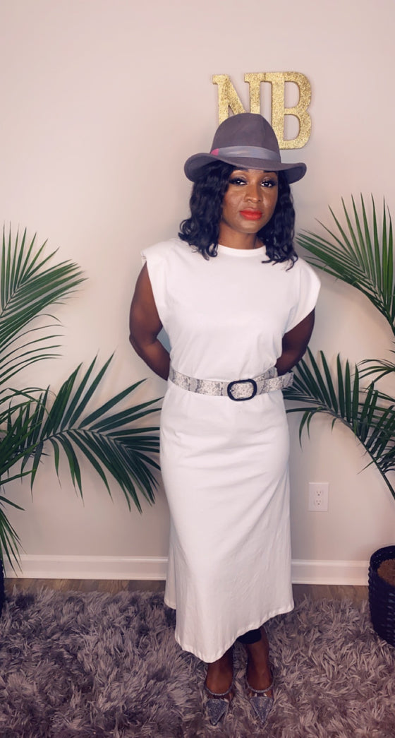 L.A. Nights Dress- White