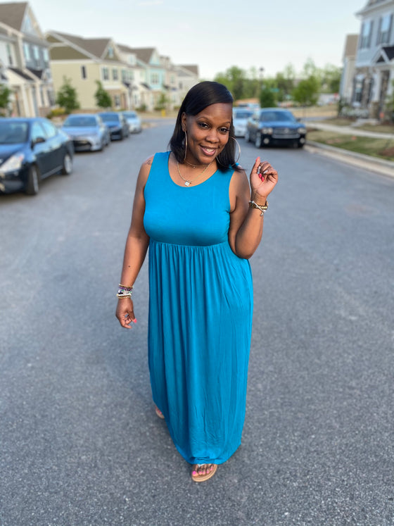 Lily Sleeveless Maxi Dress