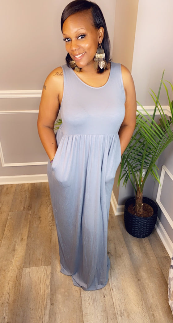 Lily Sleeveless Maxi Dress