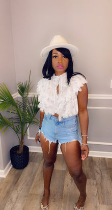  Ruffles All Over Me-White