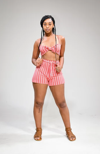 Cali Babe-2pc-Coral