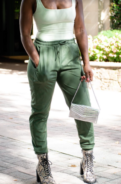 Lush Joggers- Olive