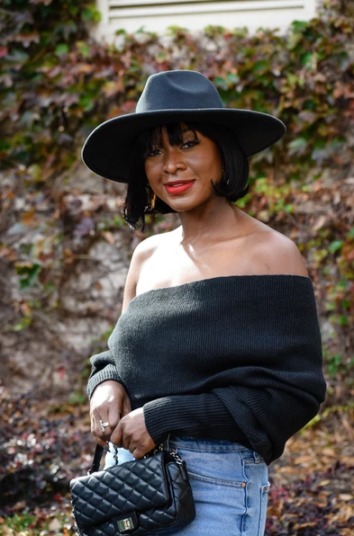 All Wrapped Up Sweater-Black