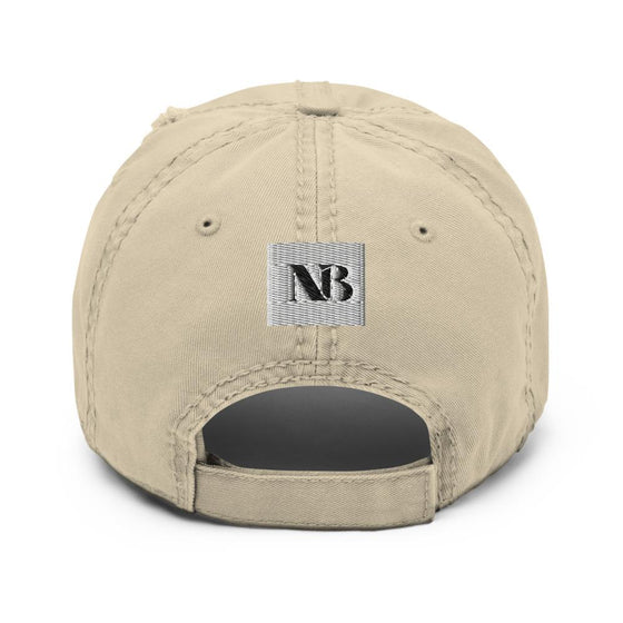 Distressed Dad Hat-B.A.E.