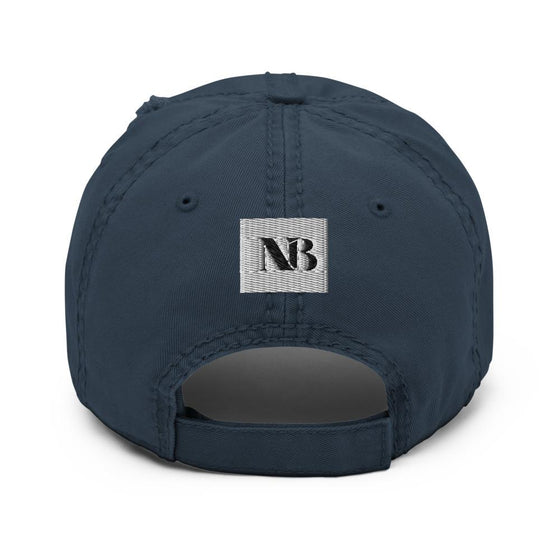 Distressed Dad Hat-B.A.E.