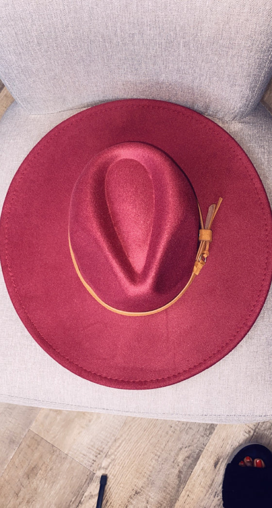 Wide Panama hat